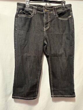 cleo Black Cropped Ankle Jeans